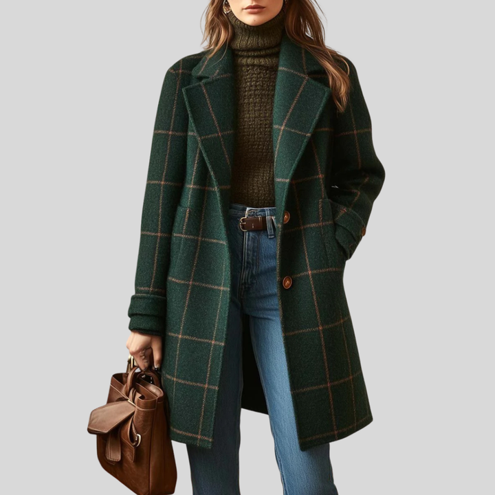 Arvae | Refined Checkered Coat