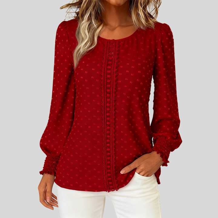 Mira | Elegant Puff-Sleeve Blouse