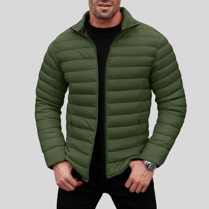 Kristian | Quilted Puffer Jacket with Zipper
