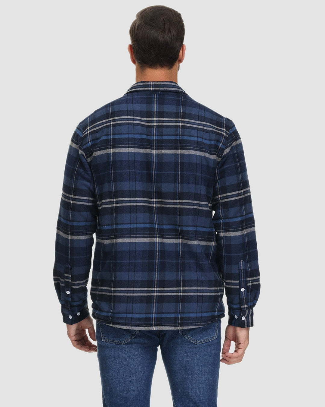 Klaus™ | Warm and Quilted Checkered Overshirt