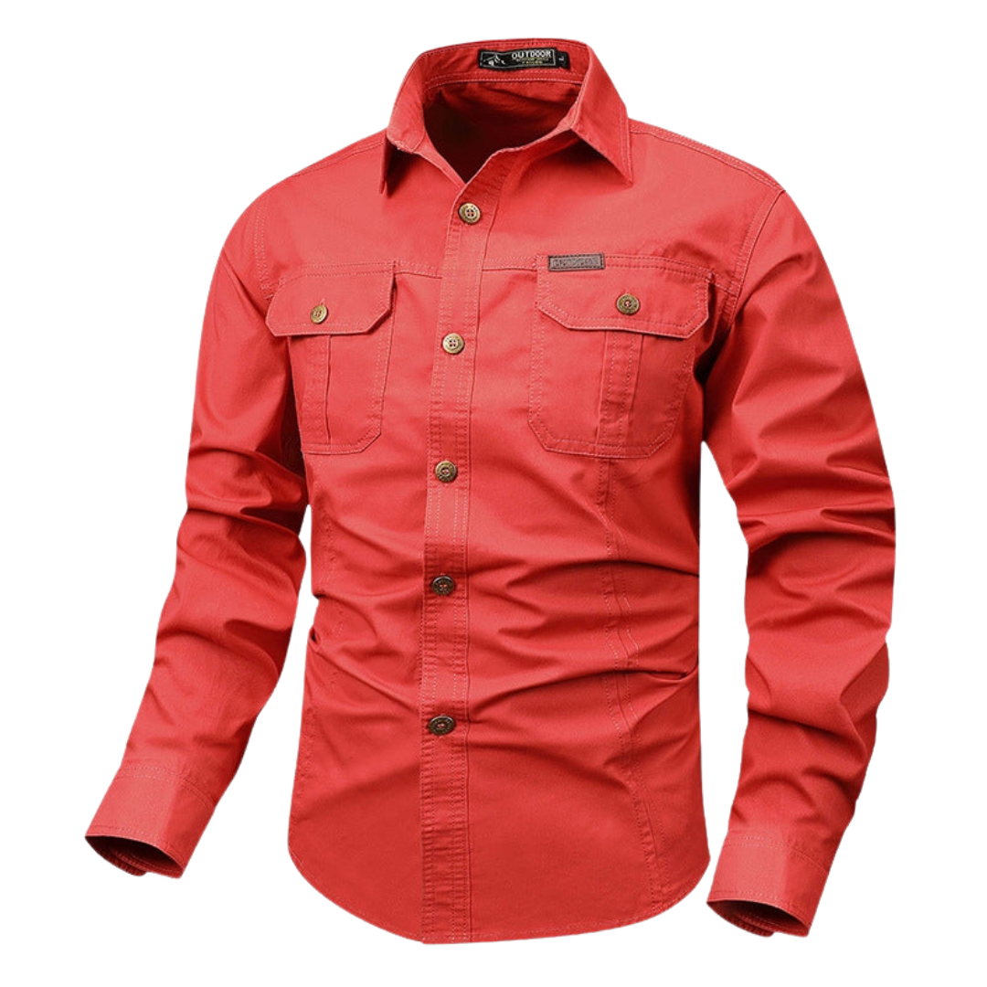 Theodor - Long Sleeve Shirt With Pocket