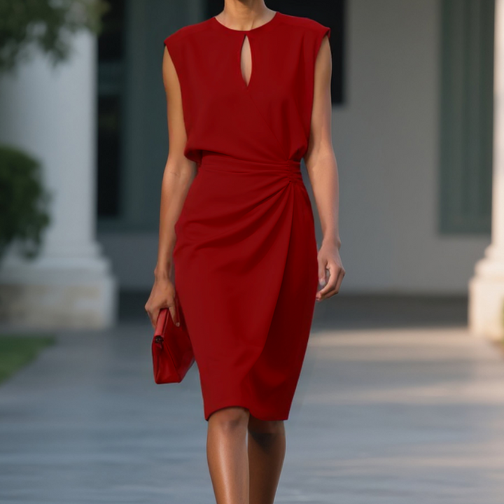 Mae | Elegant Everyday Dress with Gathered Detail