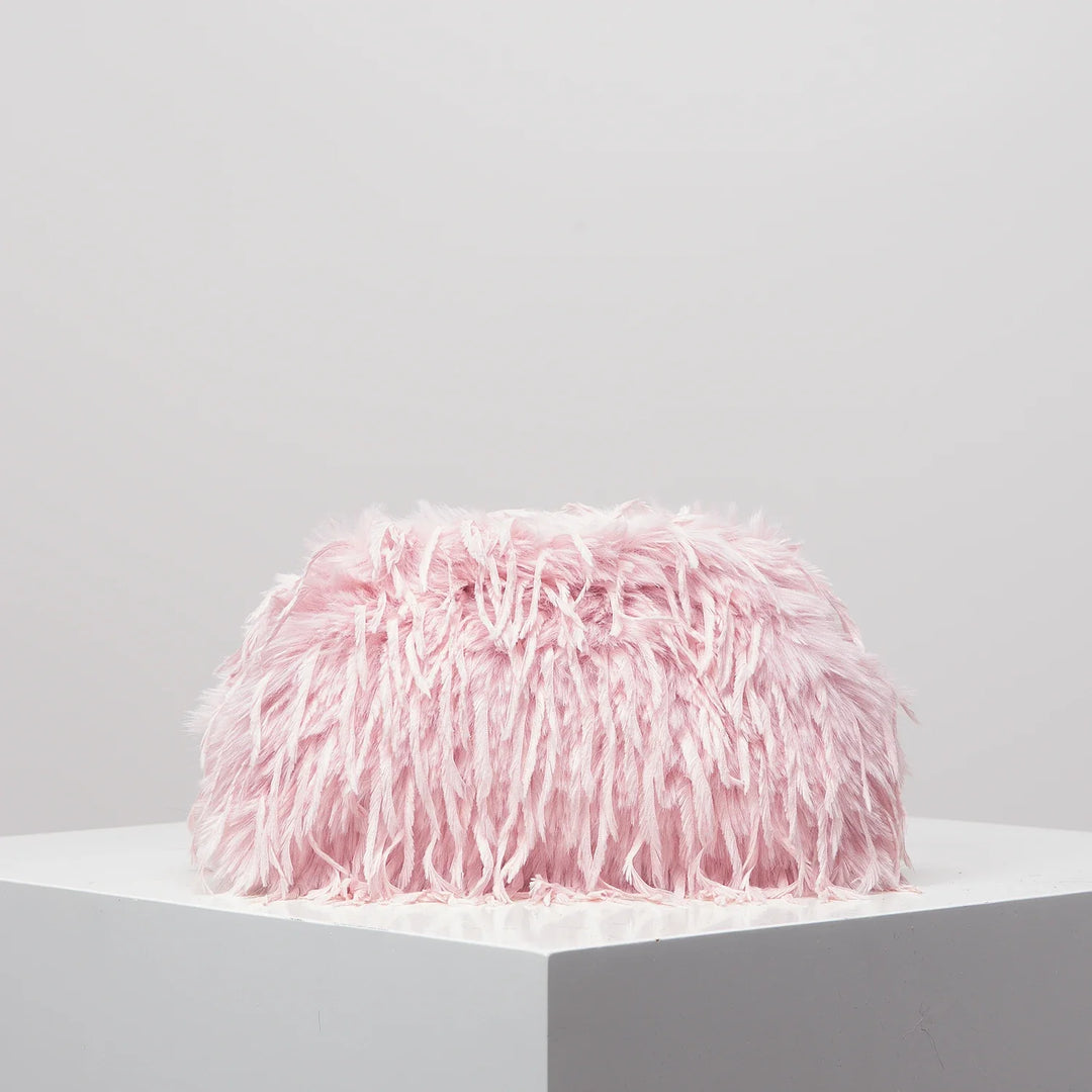 Rowan | Plush Clip Clutch