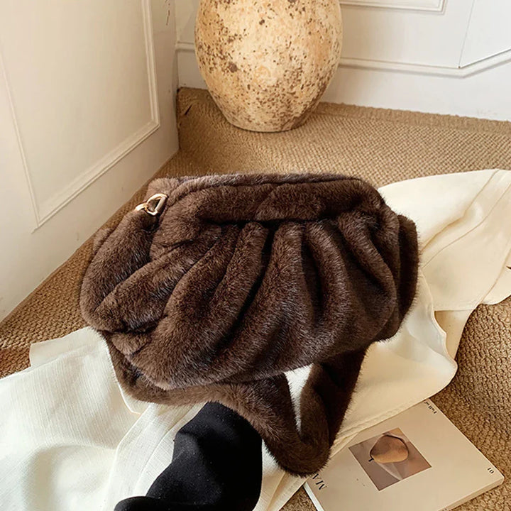 Elowen | Plush Gathered Shoulder Bag