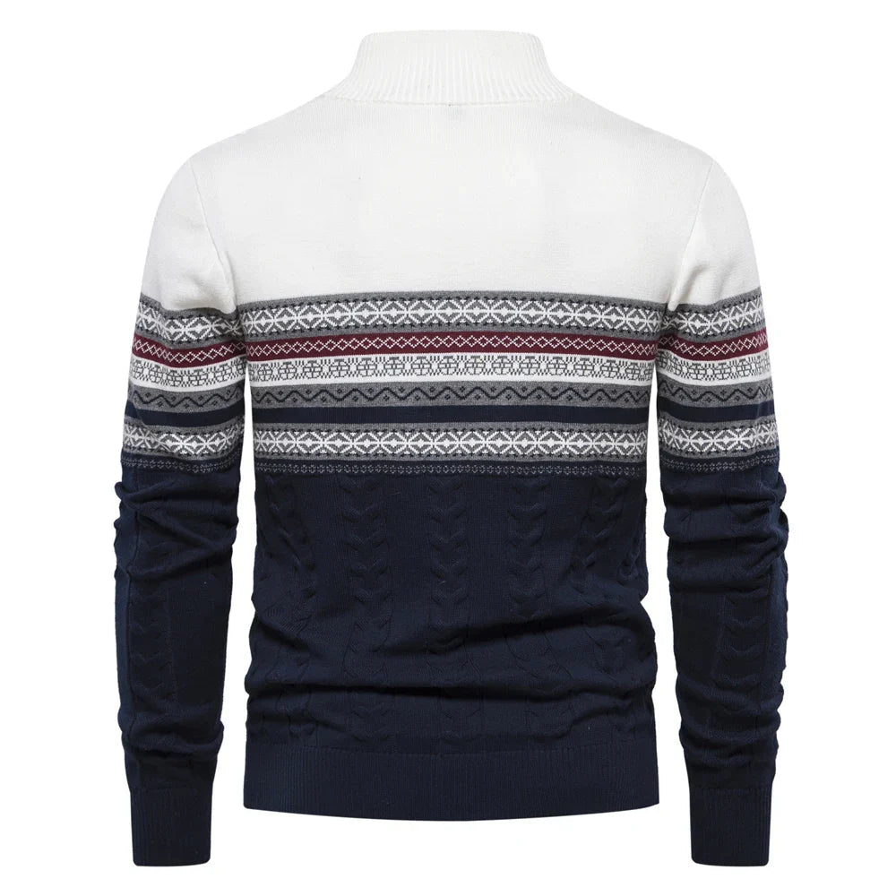 Henry | Fair Isle Half Zip Sweater