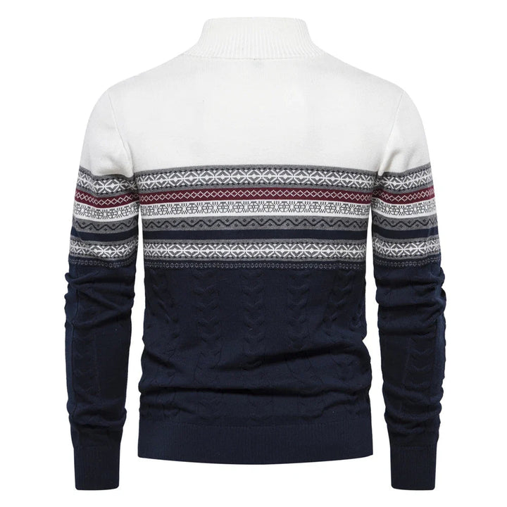 Henry | Fair Isle Half Zip Sweater