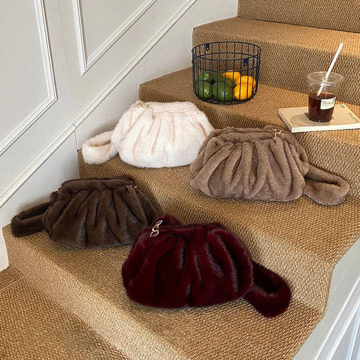 Elowen | Plush Gathered Shoulder Bag