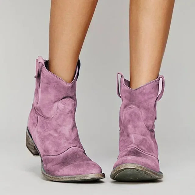 Trudy - Vintage Ankle Boots