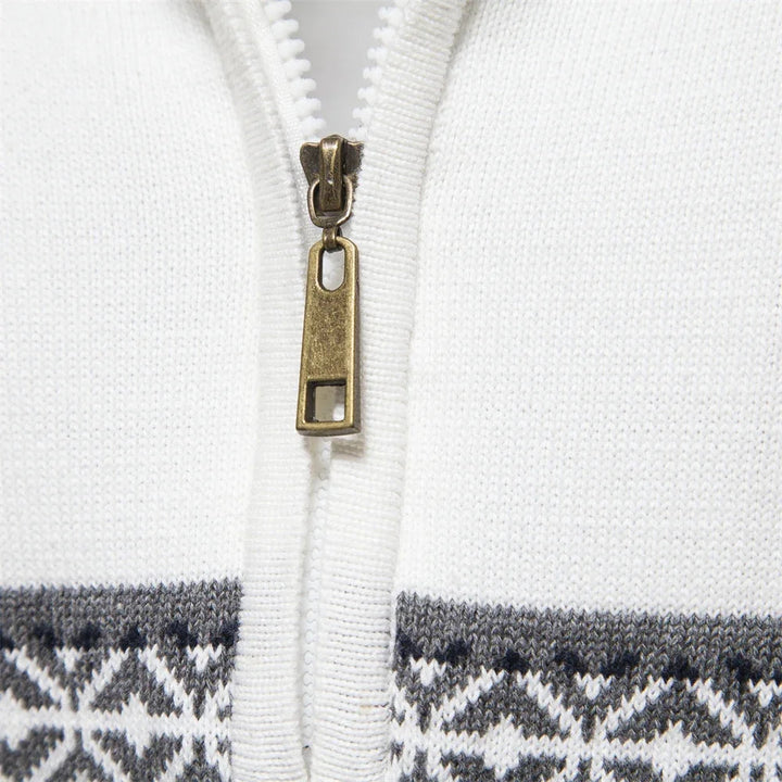 Henry | Fair Isle Half Zip Sweater