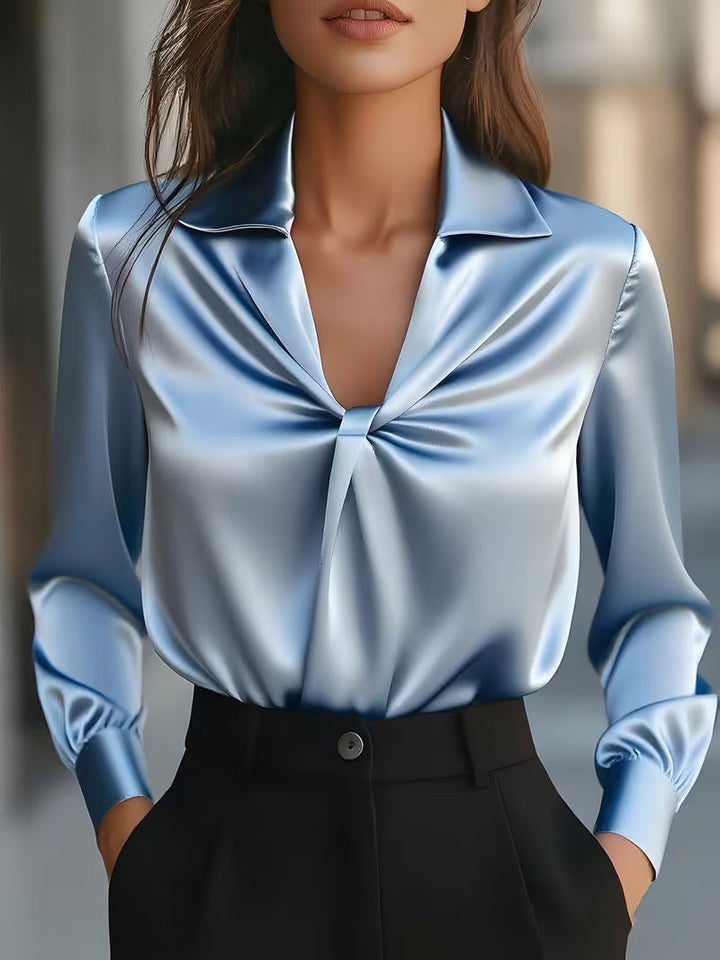 Leylah | Elegant Long-Sleeve Blouse