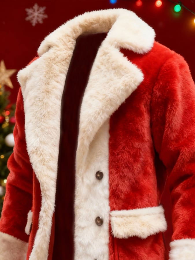 Damon | Plush Holiday Coat