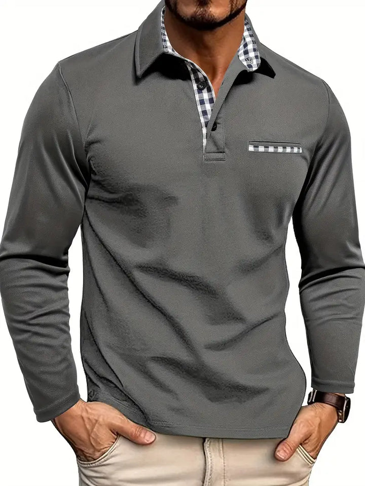 Vince | Long Sleeve Polo Shirt