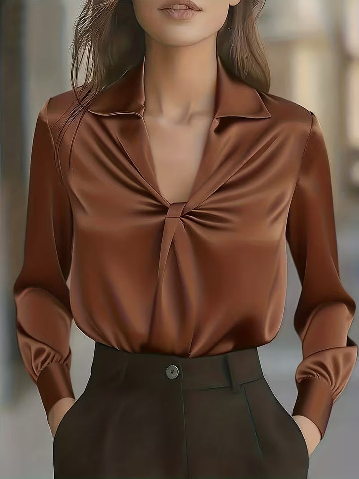 Leylah | Elegant Long-Sleeve Blouse