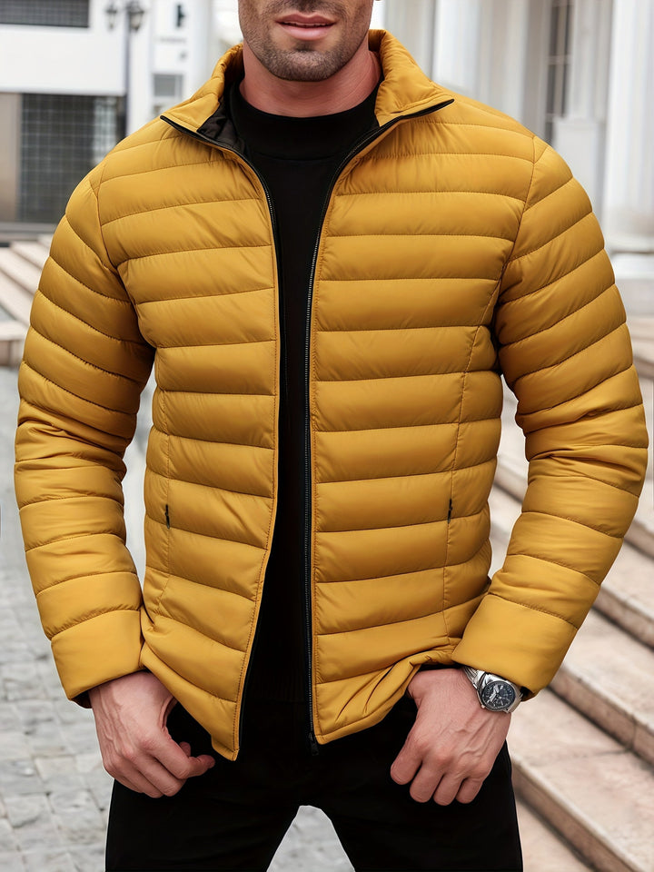 Kristian | Quilted Puffer Jacket with Zipper