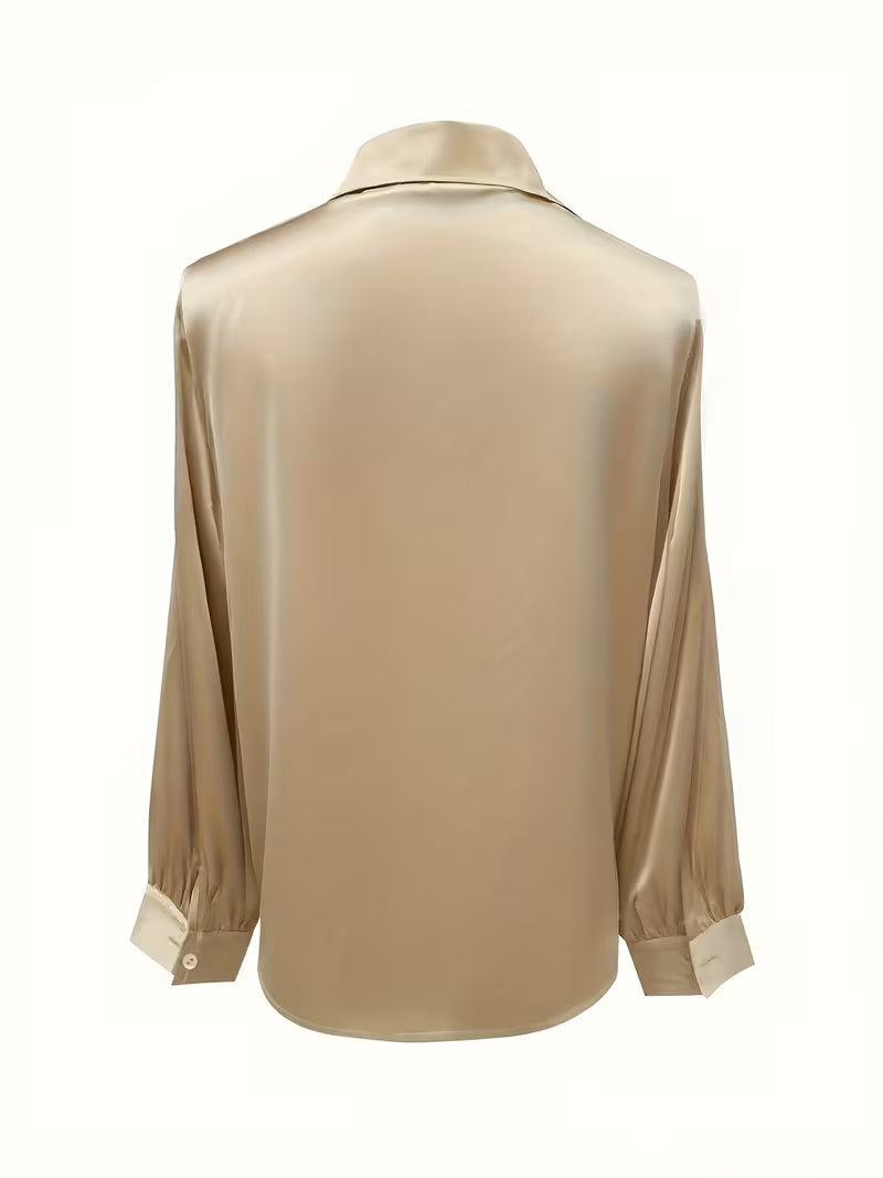 Leylah | Elegant Long-Sleeve Blouse