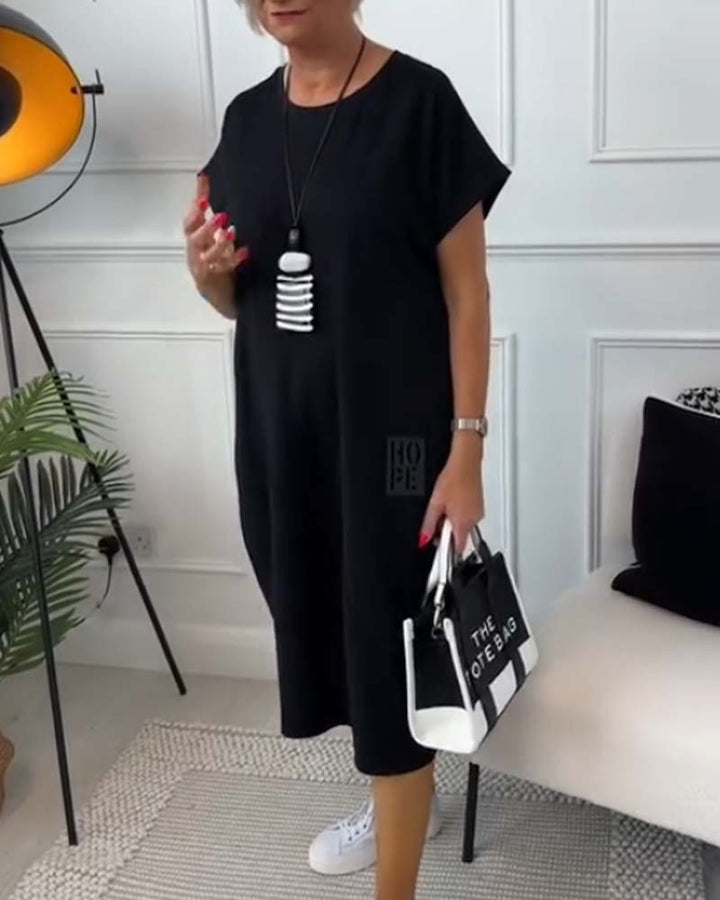 Sylvie | Simple Casual Short-Sleeve Dress