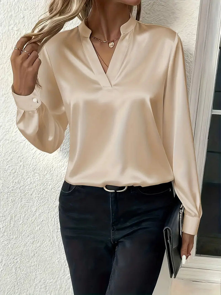 Telma | Elegant V-Neck Blouse