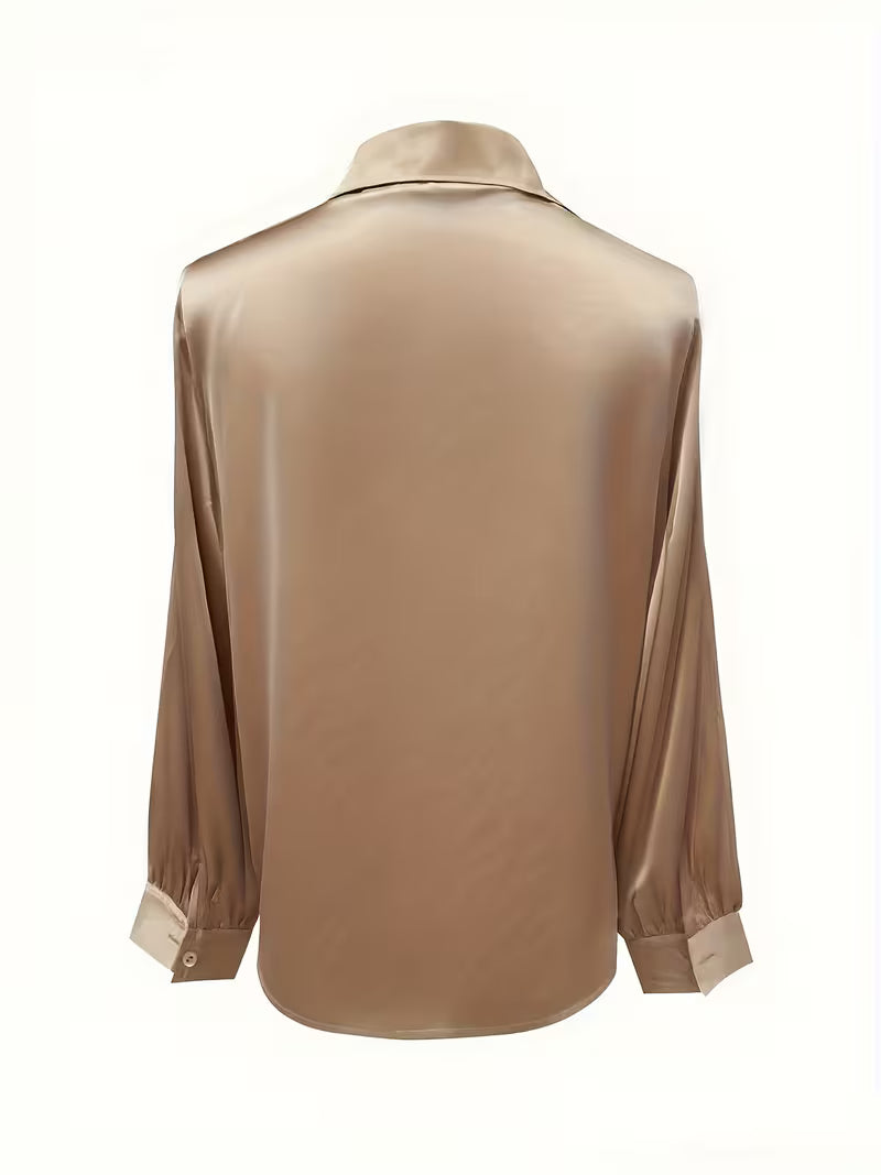 Leylah | Elegant Long-Sleeve Blouse