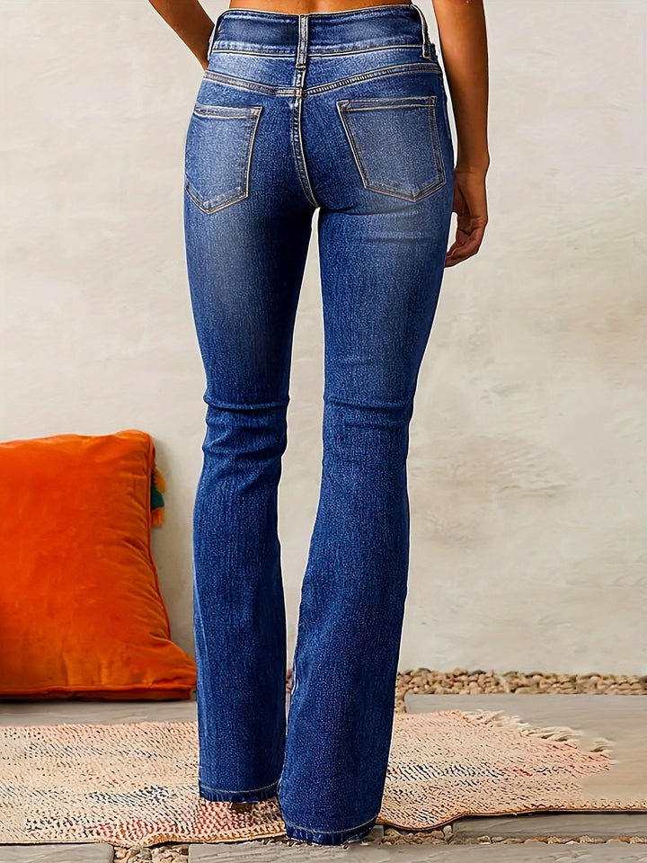 Dianne – Trendy High-Waisted Flared Jeans