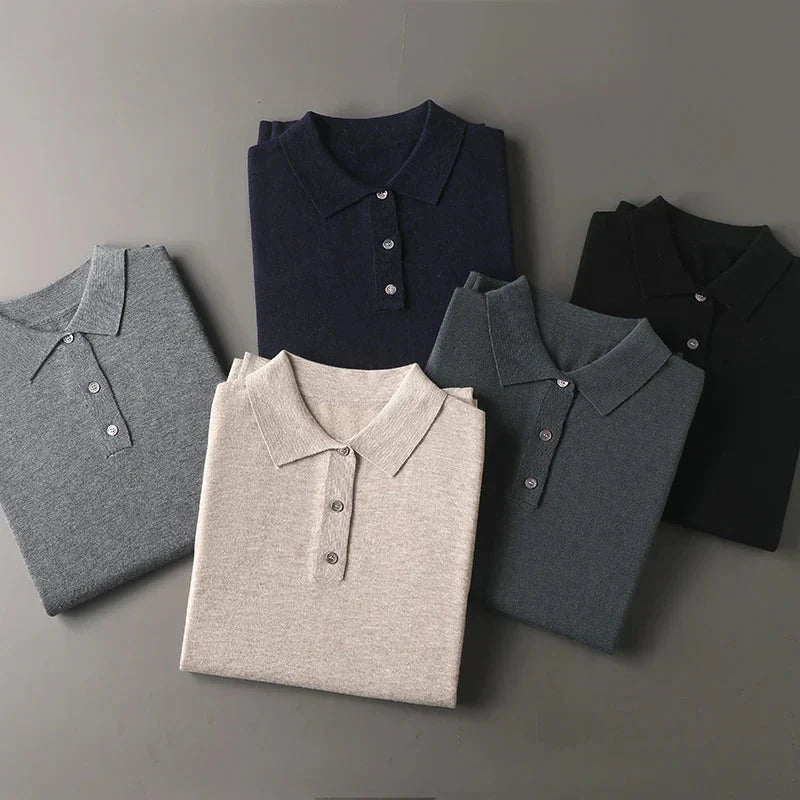 Mischa | Long Sleeve Polo Shirt