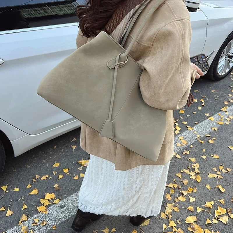 Umaiza | Faux Suede Crossbody Bag