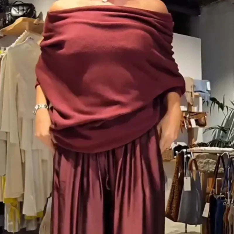 Milagros | Elegant Off-the-Shoulder Outfit