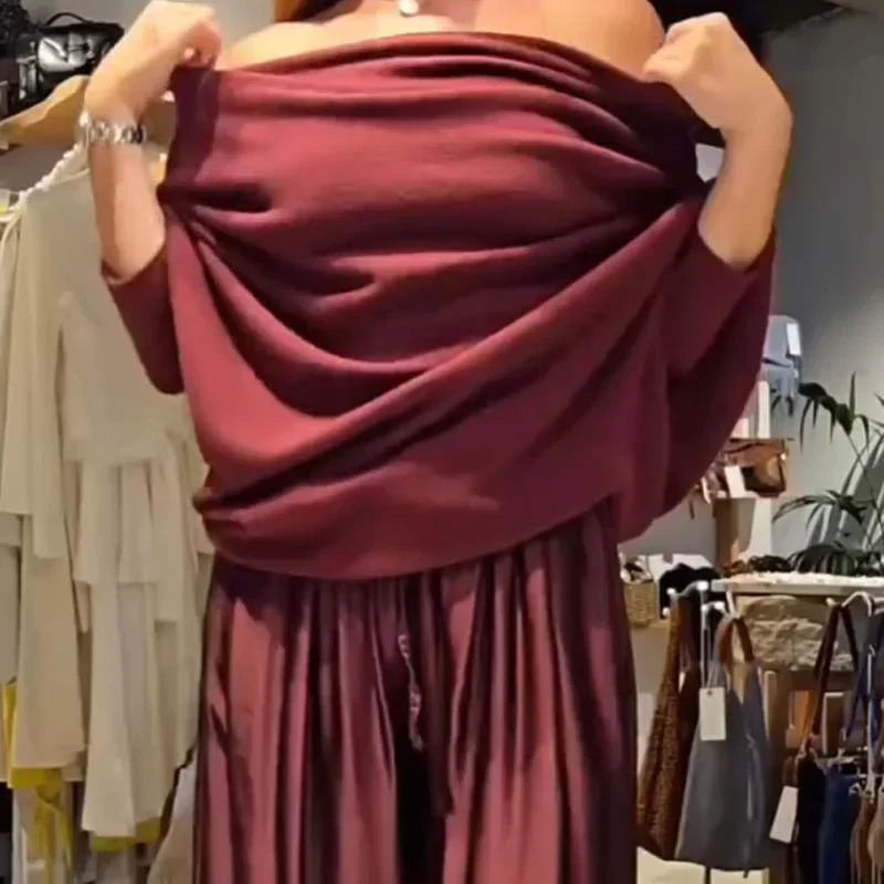 Milagros | Elegant Off-the-Shoulder Outfit