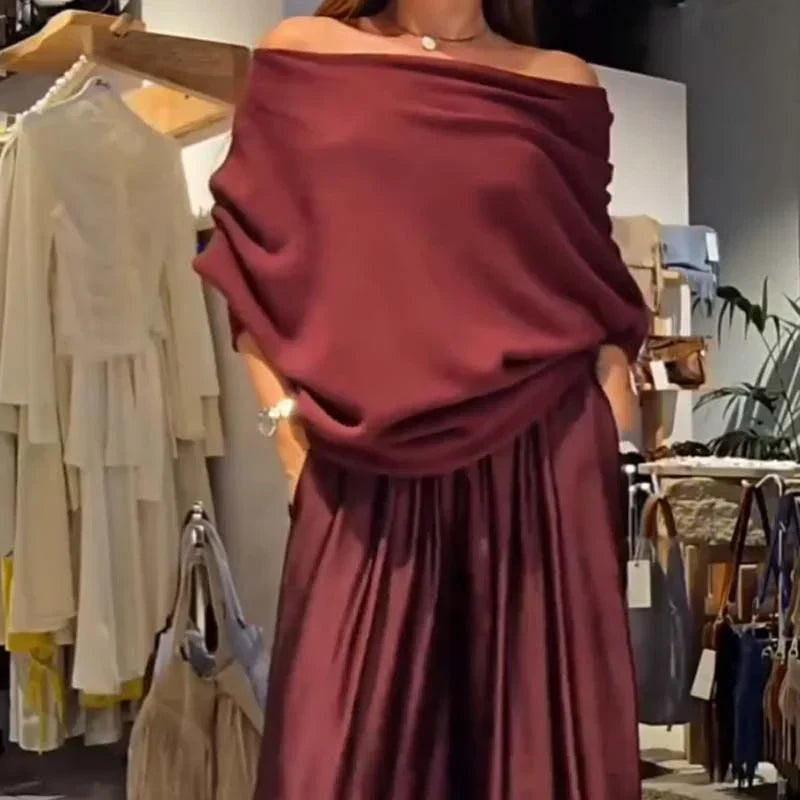 Milagros | Elegant Off-the-Shoulder Outfit